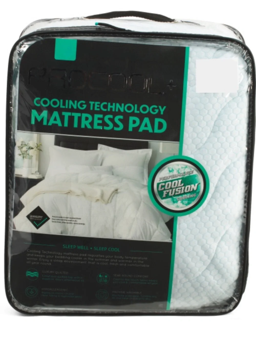 PROCOOL Cool To The Touch Quilted Mattress Pad